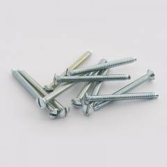 Raised Chrome Machine Screw M3.5 x 35mm